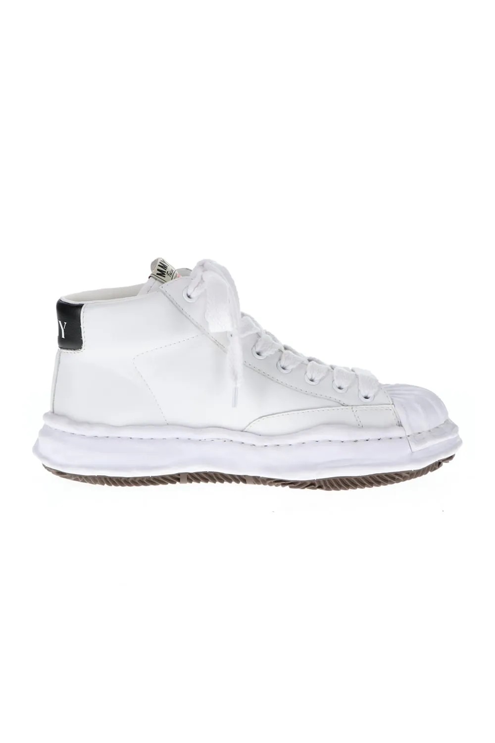 -BLAKEY High- Original STC sole leather Hi-top sneakers White