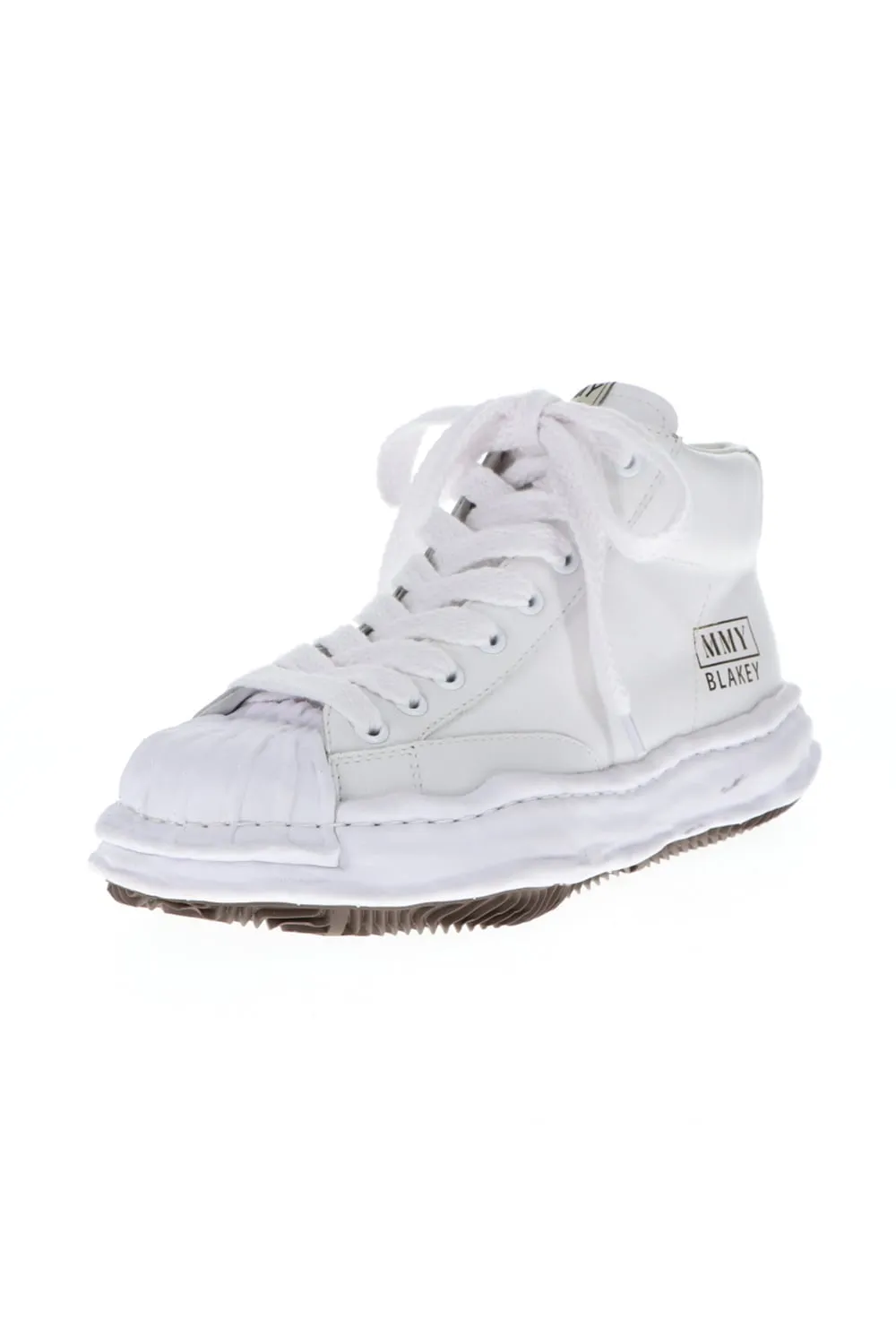 -BLAKEY High- Original STC sole leather Hi-top sneakers White