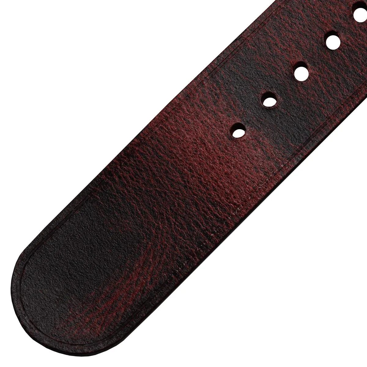 1973 British Military Watch Strap: OXFORD - Vintage Red