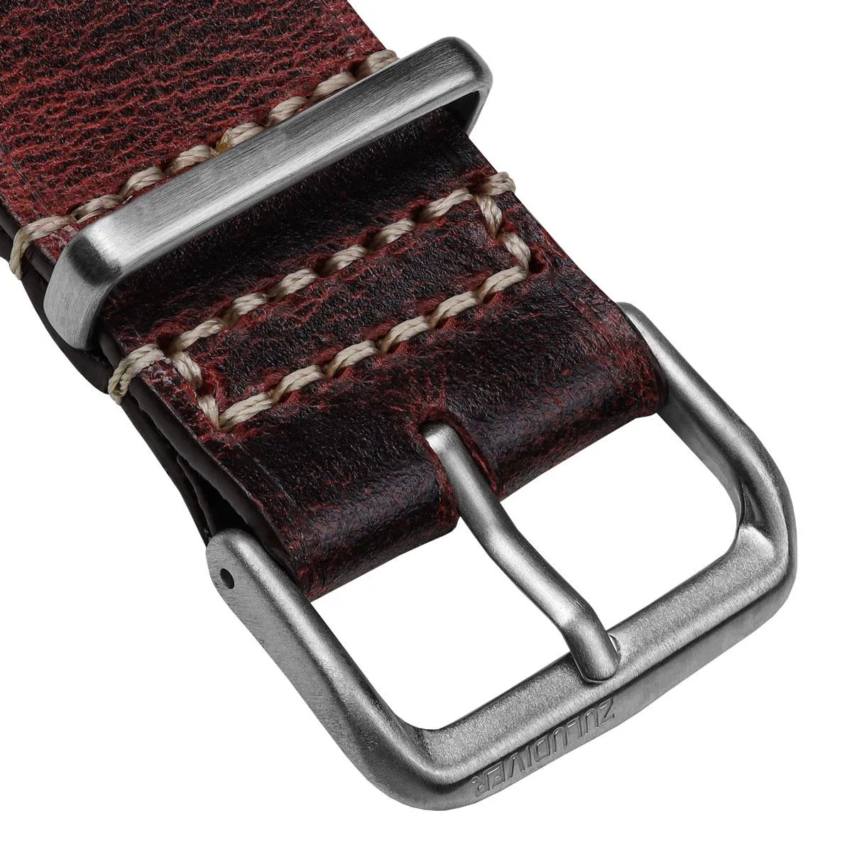 1973 British Military Watch Strap: OXFORD - Vintage Red