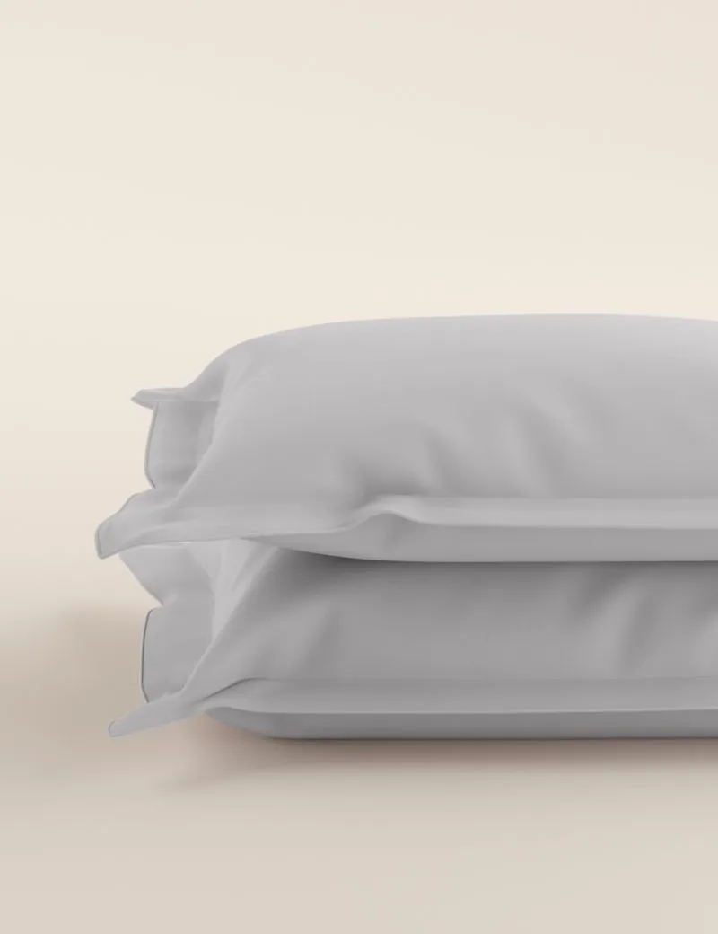 2pk Egyptian Cotton 230 Thread Count Oxford Pillowcases