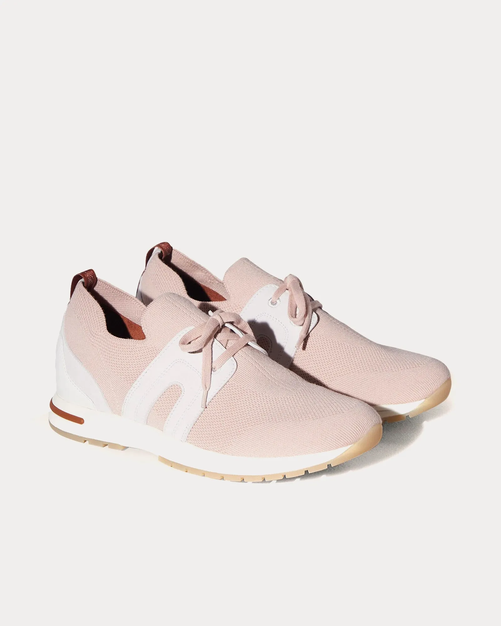 360 Lp Lady Flexy Walk Virgin Wool Pink Sand Low Top Sneakers