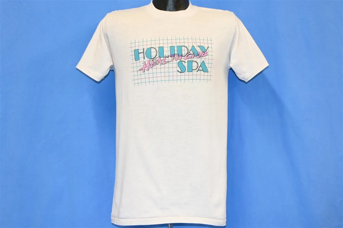 80s Holiday Spa Health Club Fitness Center Gym t-shirt Medium