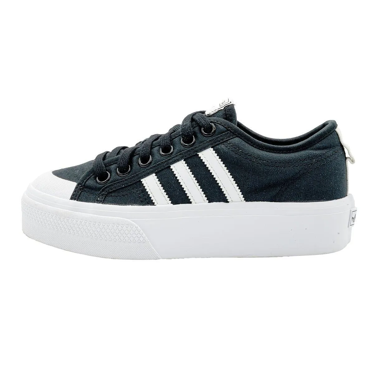 Adidas Nizza Platform Low-Top Sneakers Fabric Black Colour For Men