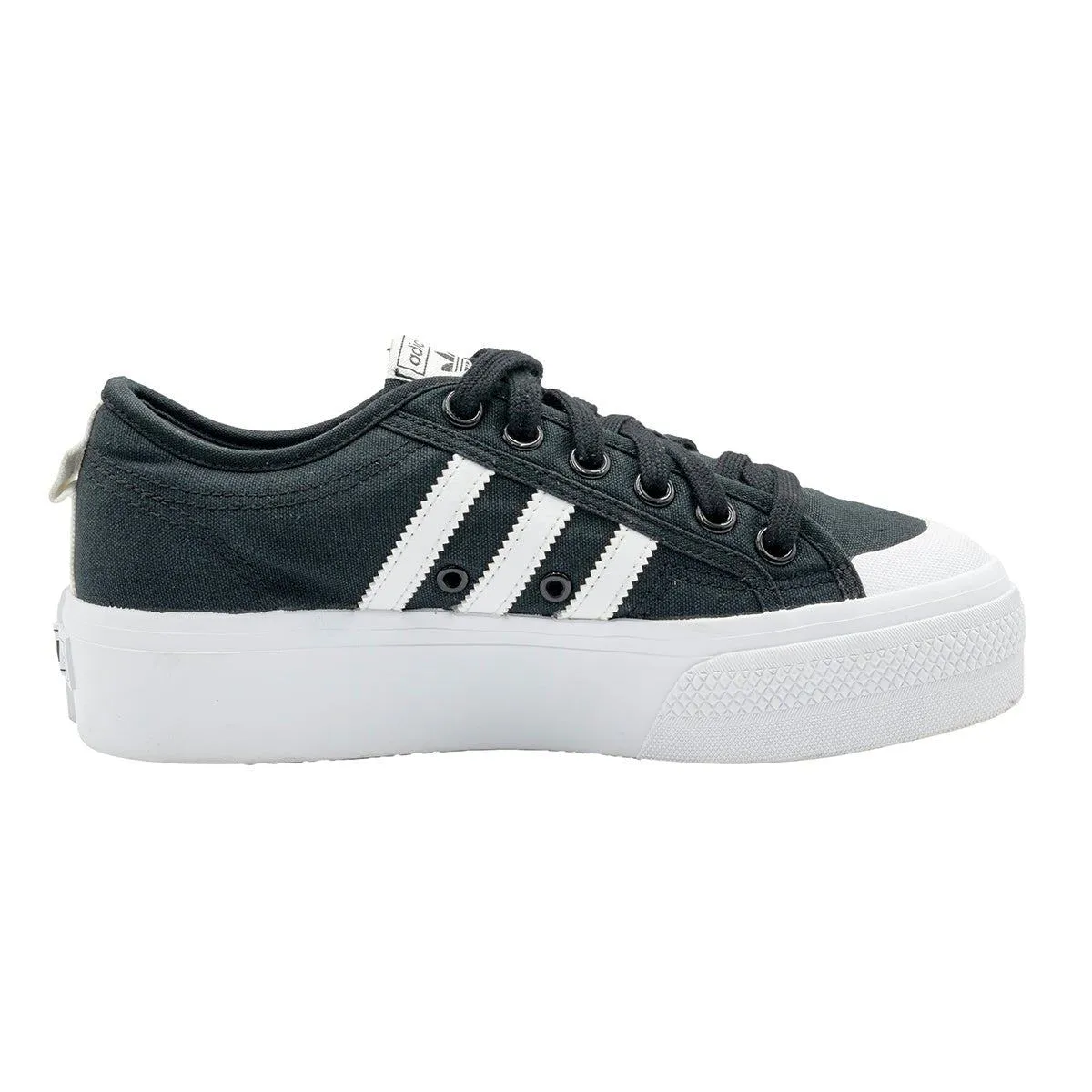 Adidas Nizza Platform Low-Top Sneakers Fabric Black Colour For Men
