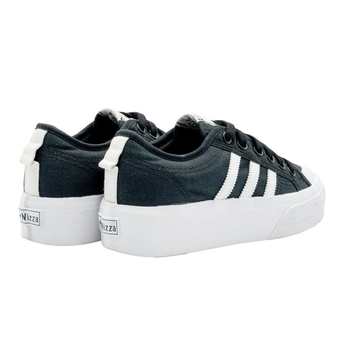 Adidas Nizza Platform Low-Top Sneakers Fabric Black Colour For Men
