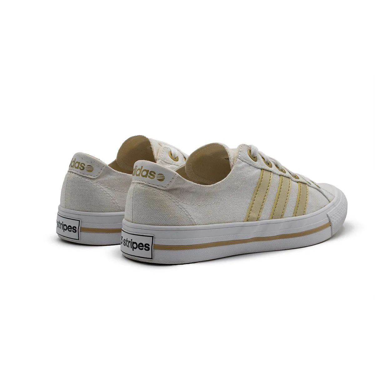 Adidas Vineo 3 Stripes Low-Top Sneakers Fabric White Colour For Women
