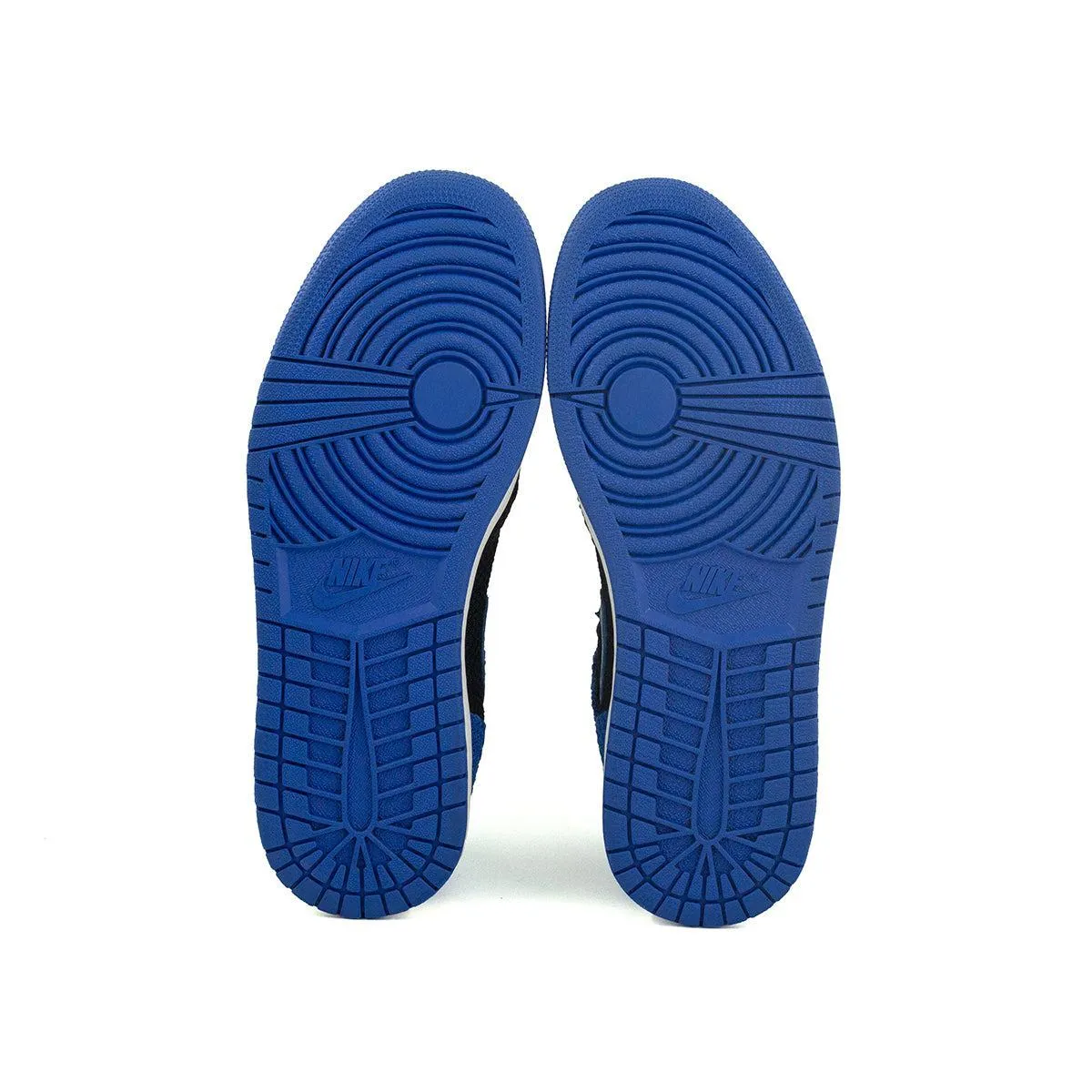 Air Jordan 1 Retro Flyknit High-Top Sneakers Fabric Blue Colour For Men