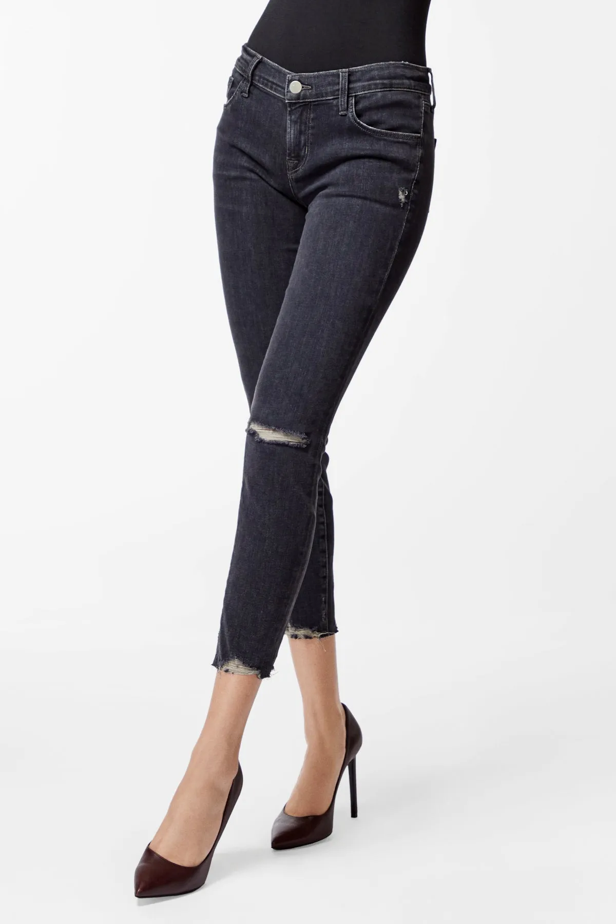 Alana High-Rise Cropped Super Skinny Ashes Jeans