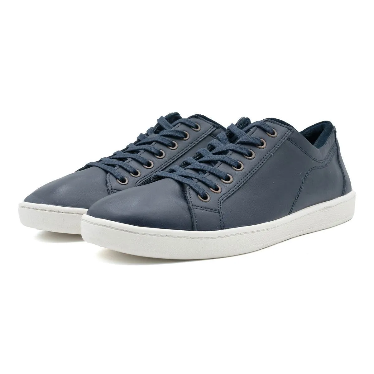 Aldo Dworerid Low-Top Sneakers Leather Blue Colour For Men