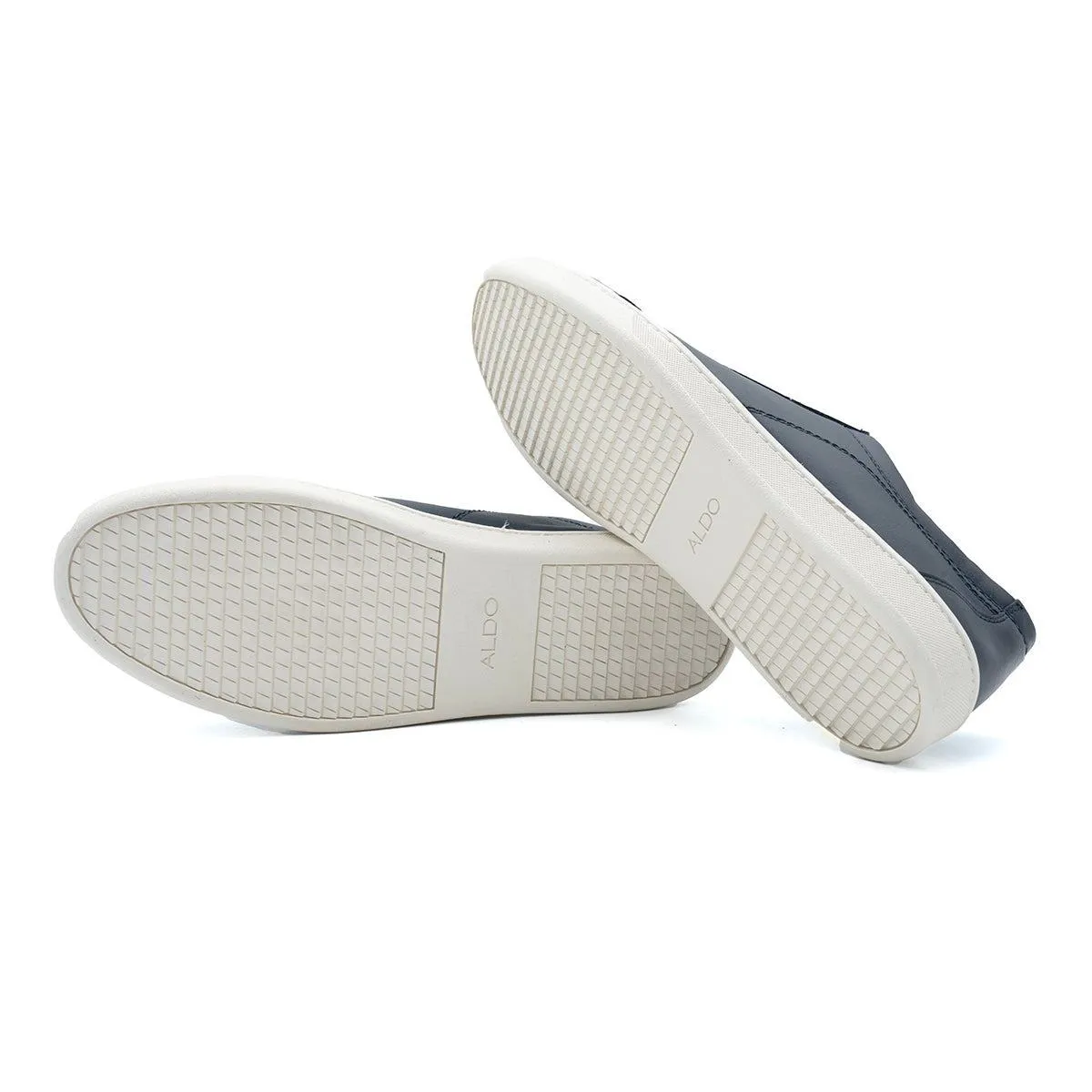 Aldo Dworerid Low-Top Sneakers Leather Blue Colour For Men
