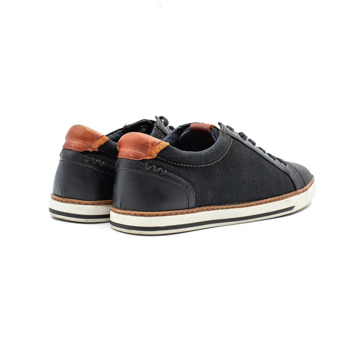 Aldo Giling Low-Top Sneakers Leather Black Colour For Men