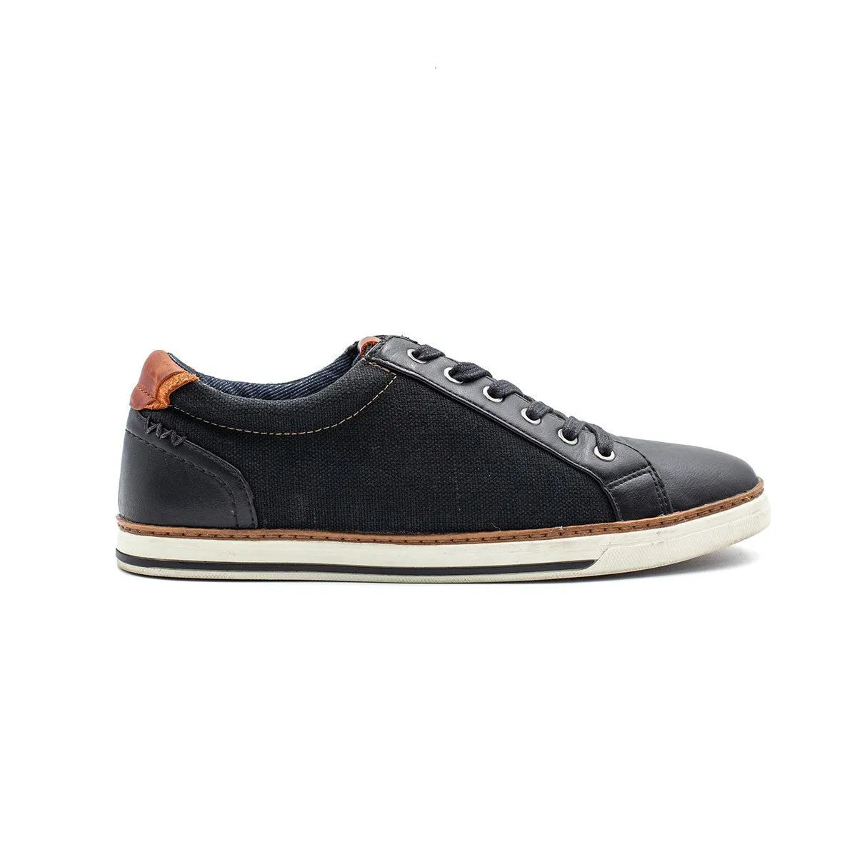 Aldo Giling Low-Top Sneakers Leather Black Colour For Men