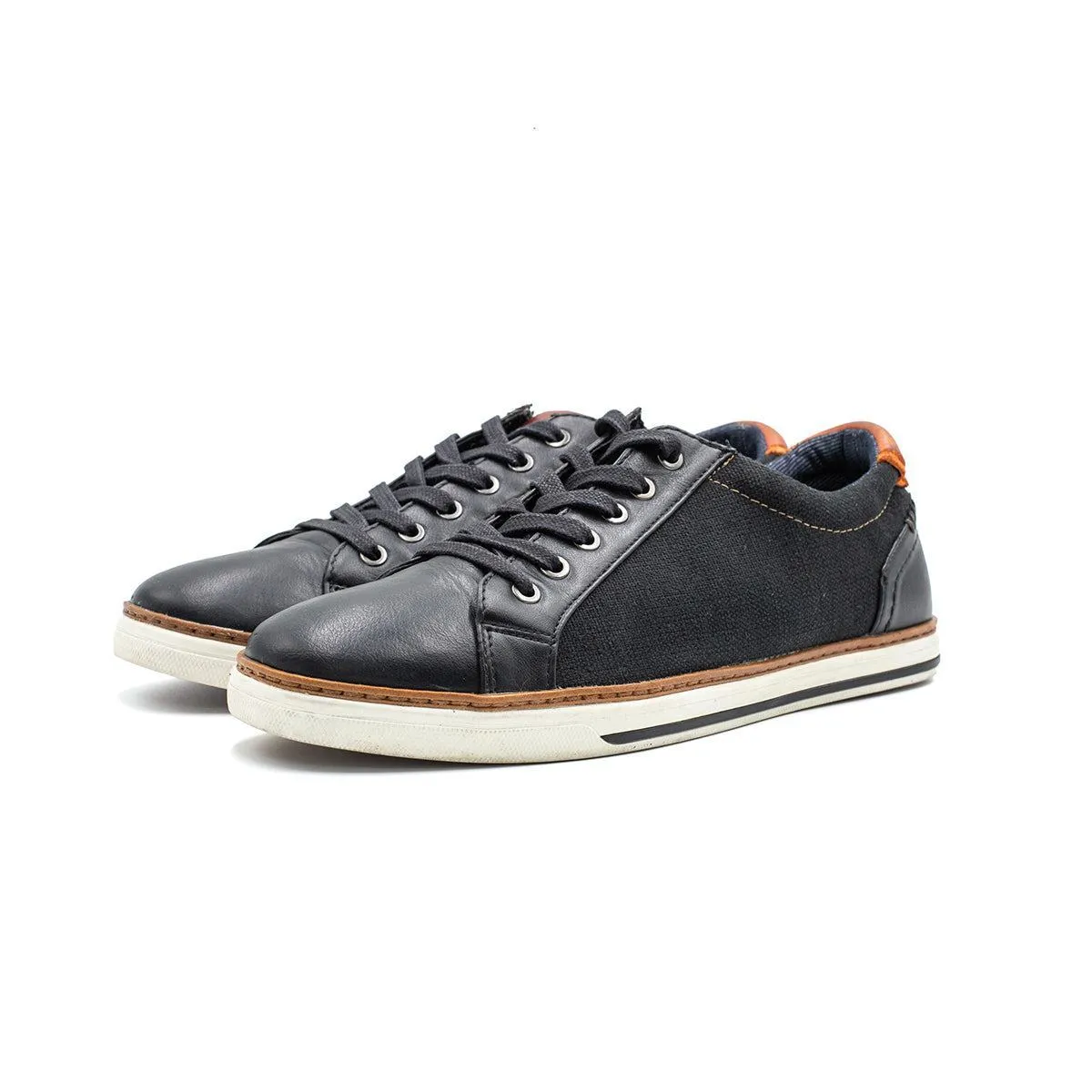 Aldo Giling Low-Top Sneakers Leather Black Colour For Men