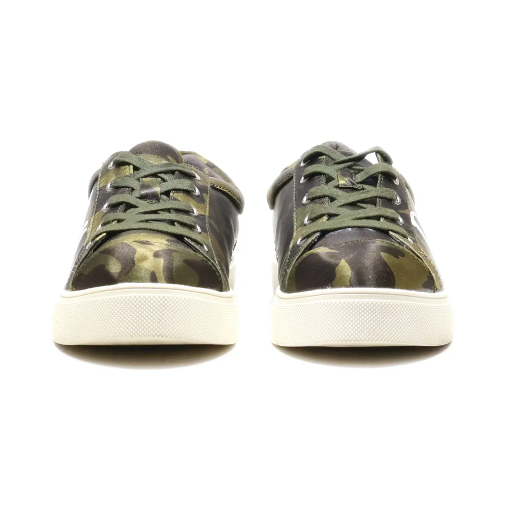 Aldo Low-Top Sneakers Fabric Green Colour For Women