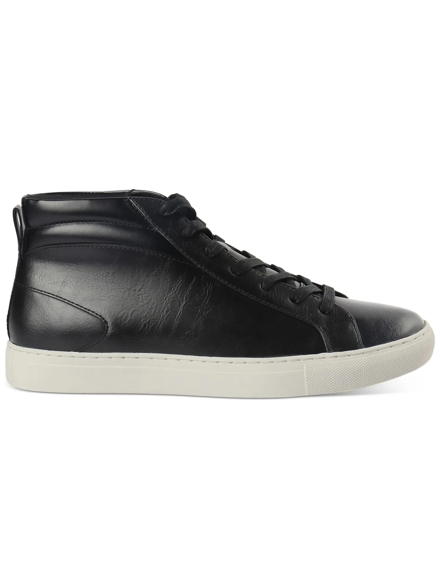 ALFANI Mens Black Heel Pull-Tab Padded Jensen Round Toe Platform Lace-Up Sneakers Shoes M