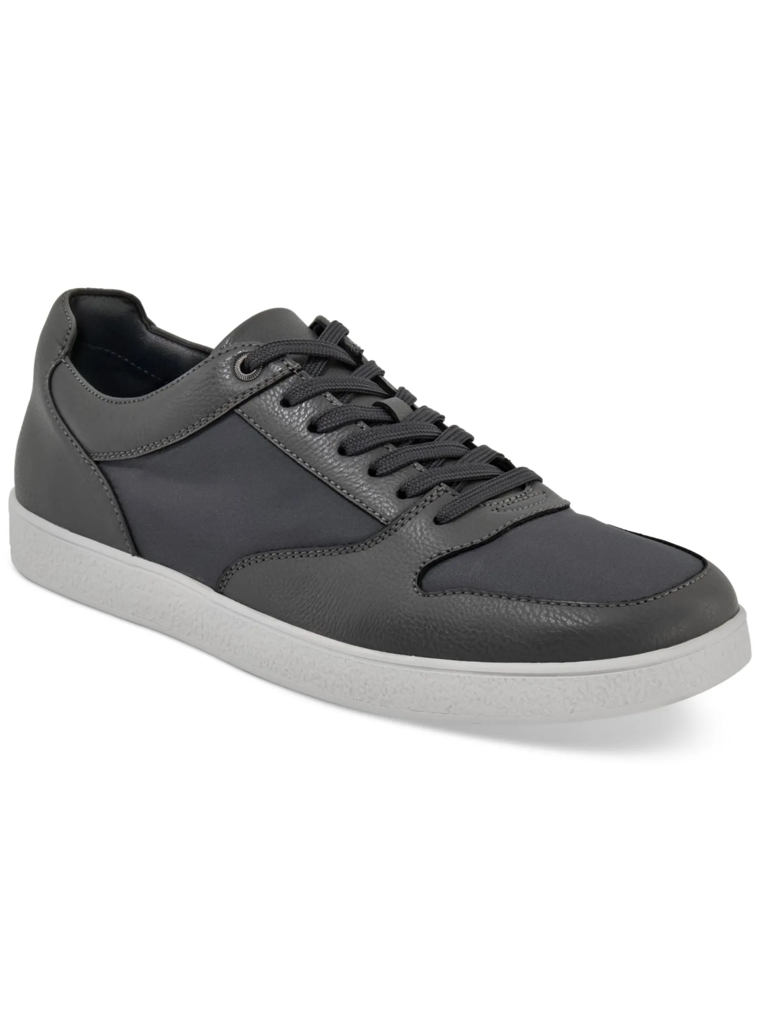 ALFANI Mens Gray Luke Round Toe Lace-Up Sneakers Shoes M