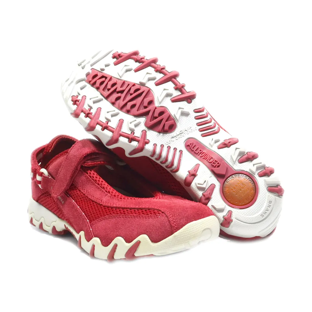 Allrounder Trainers & Sneakers Fabric Red Colour For Women