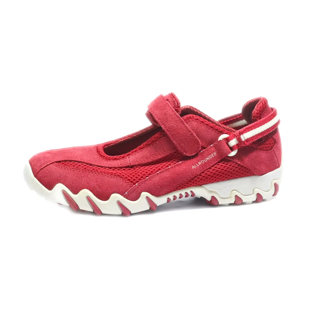 Allrounder Trainers & Sneakers Fabric Red Colour For Women