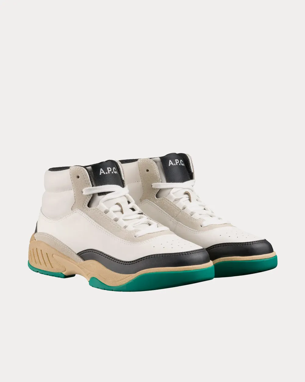 Andréa Haute Green High Top Sneakers