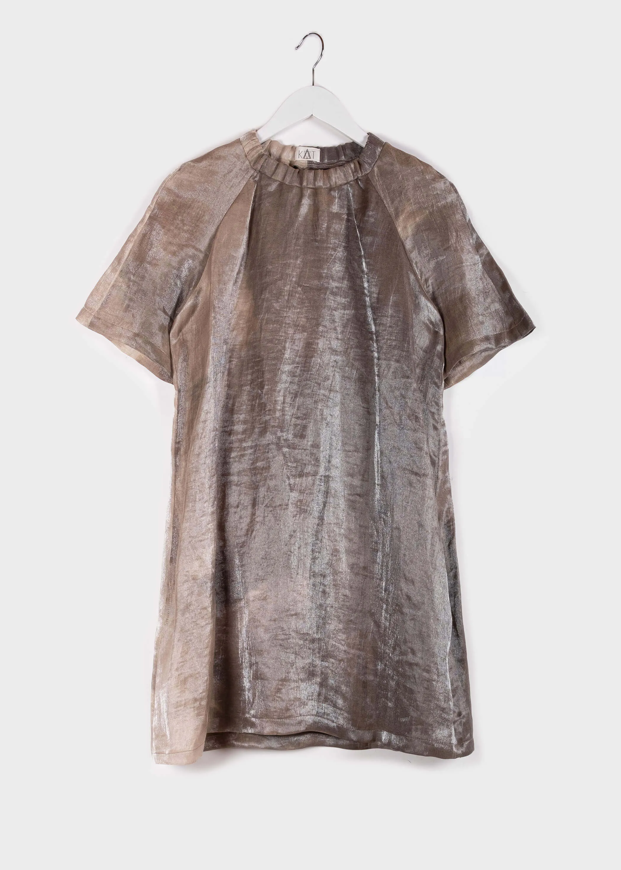 ANKA Belted Mini Dress - Beige