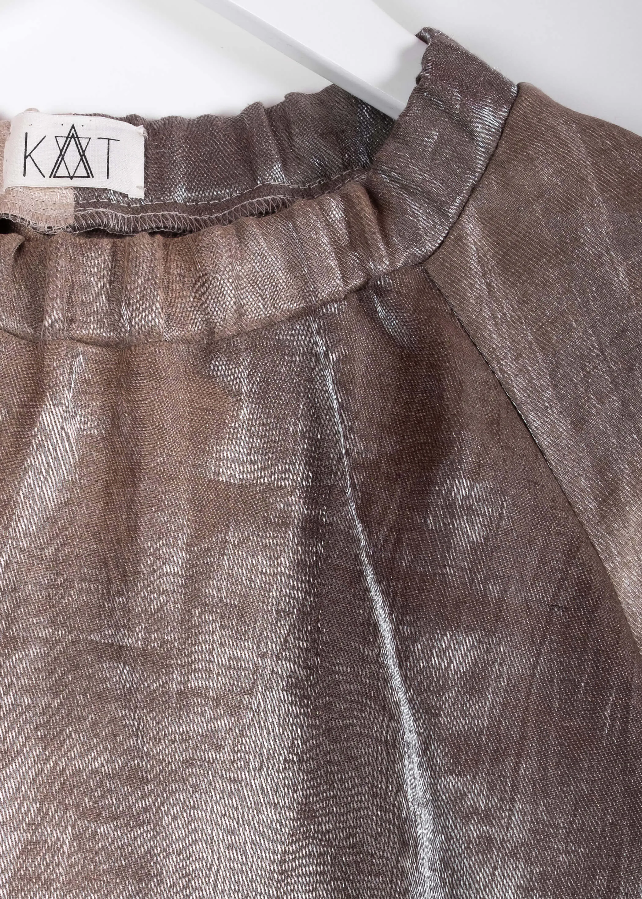 ANKA Belted Mini Dress - Beige