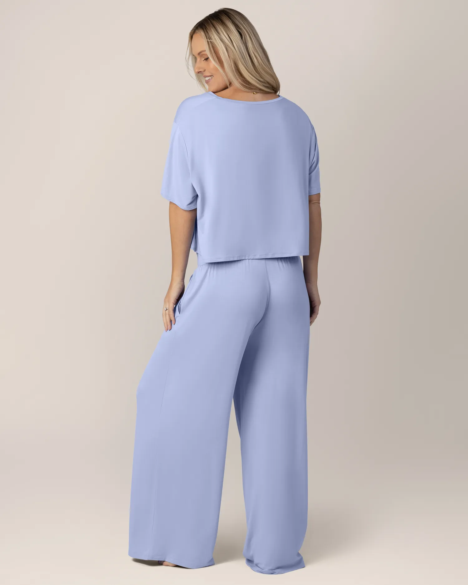 Aria Bamboo Casual Lounge Pant | Periwinkle