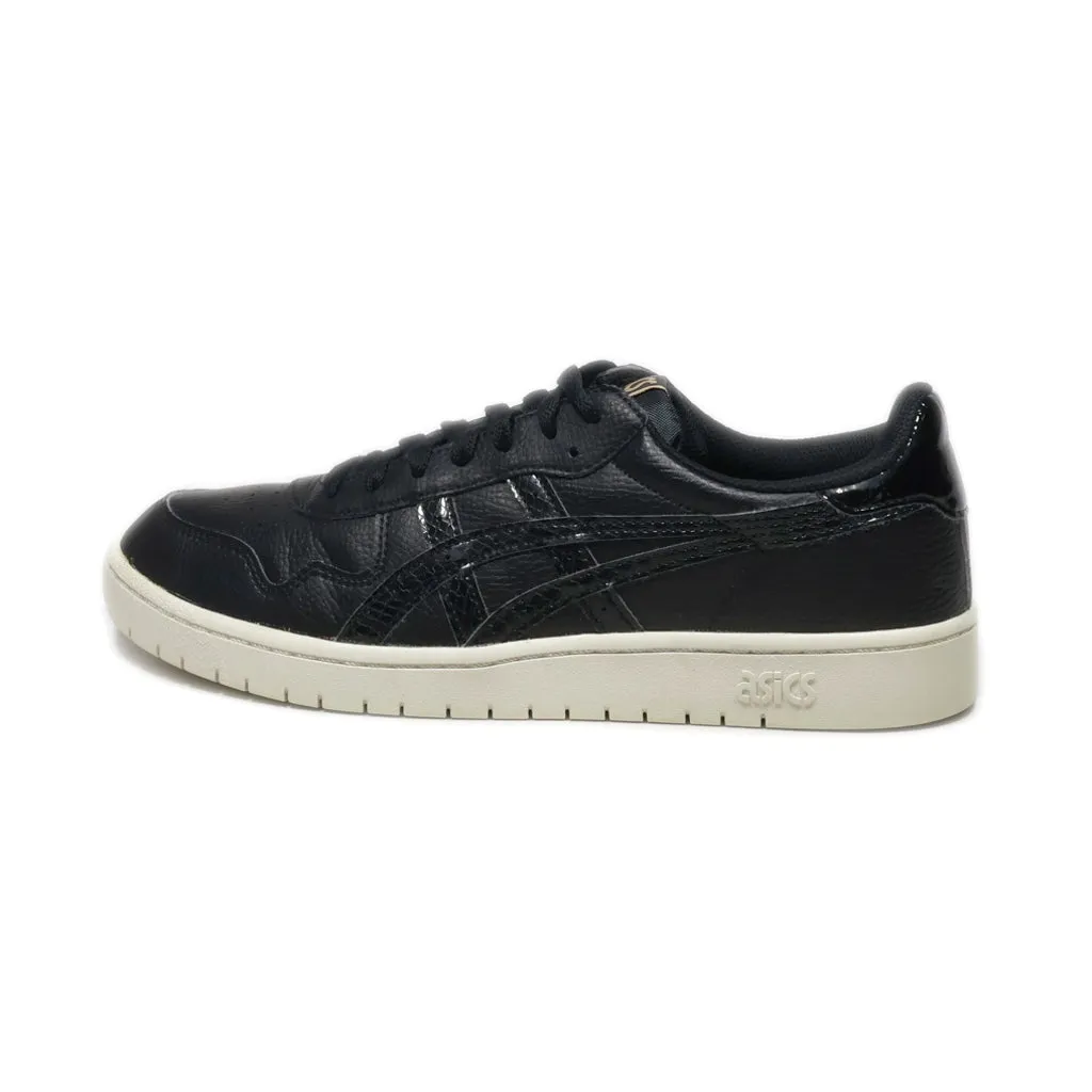 Asics Japan S Low-Top Sneakers Leather Black Colour For Men