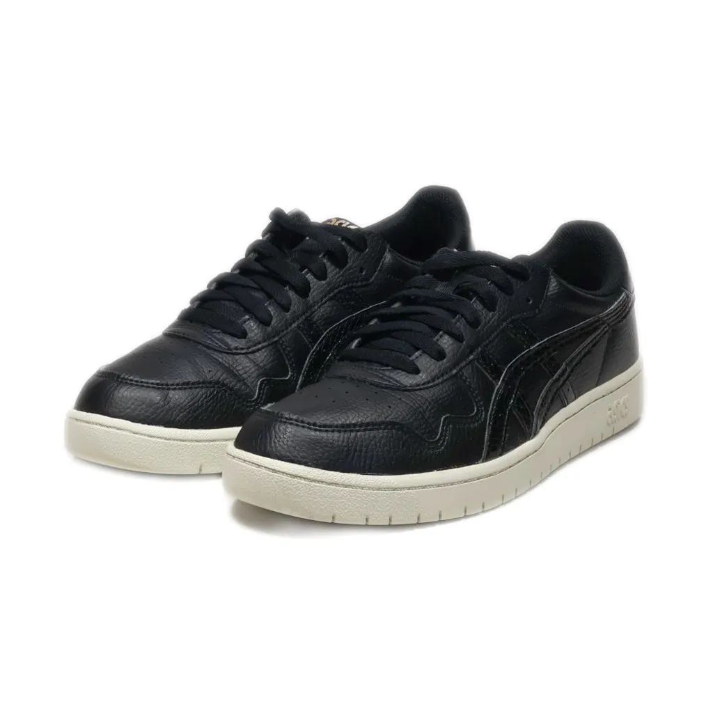 Asics Japan S Low-Top Sneakers Leather Black Colour For Men