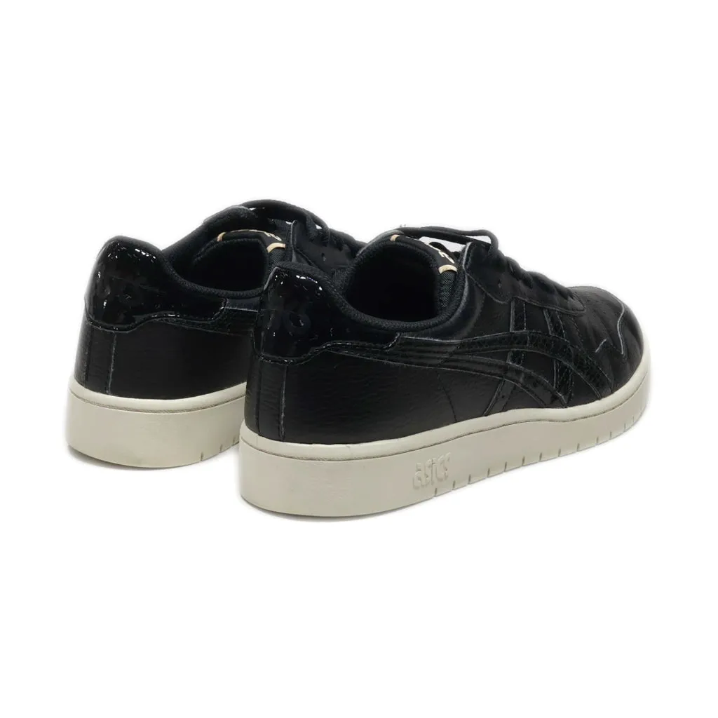 Asics Japan S Low-Top Sneakers Leather Black Colour For Men