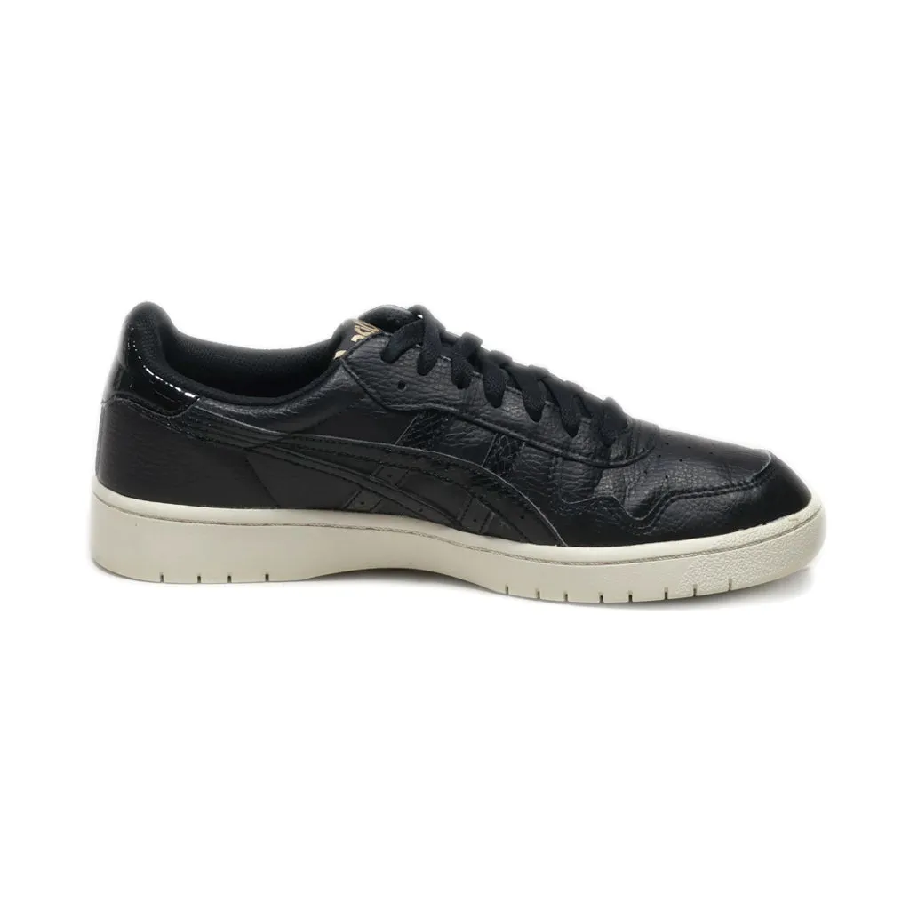 Asics Japan S Low-Top Sneakers Leather Black Colour For Men