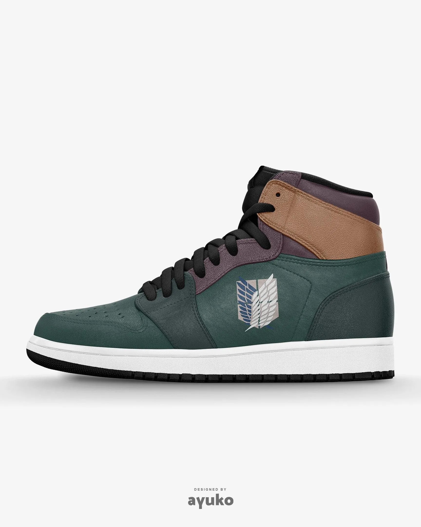 Attack On Titan Survey Corps Air JD1 Mid Anime Shoes