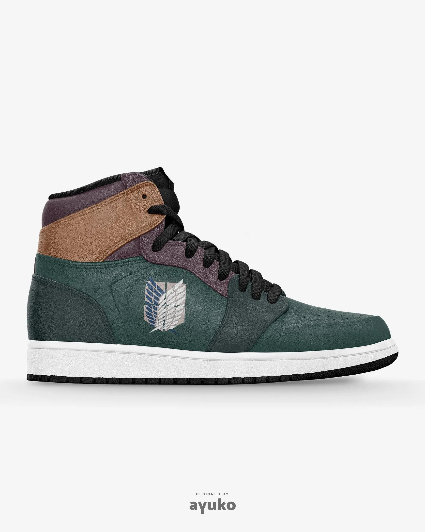 Attack On Titan Survey Corps Air JD1 Mid Anime Shoes