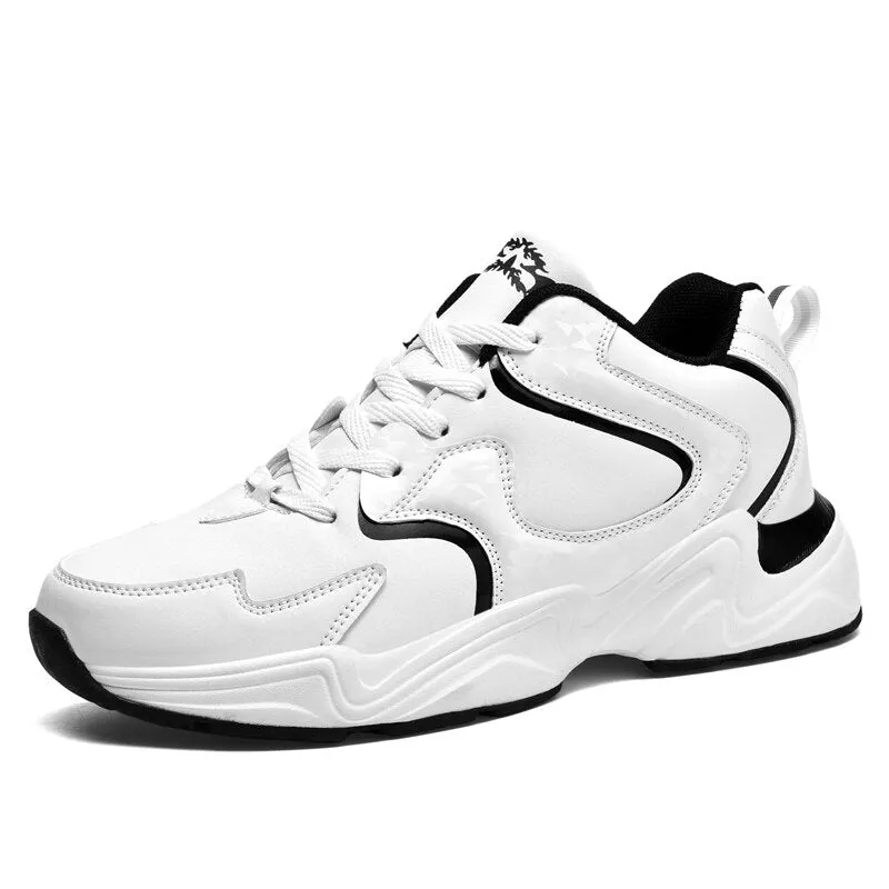 Autuspin Ladies Fashion Casual Shoes Fashion Men's Cross Tied Sports Sneakers Outdoor Unisex Couple Leisure Shoes Plus Size 44