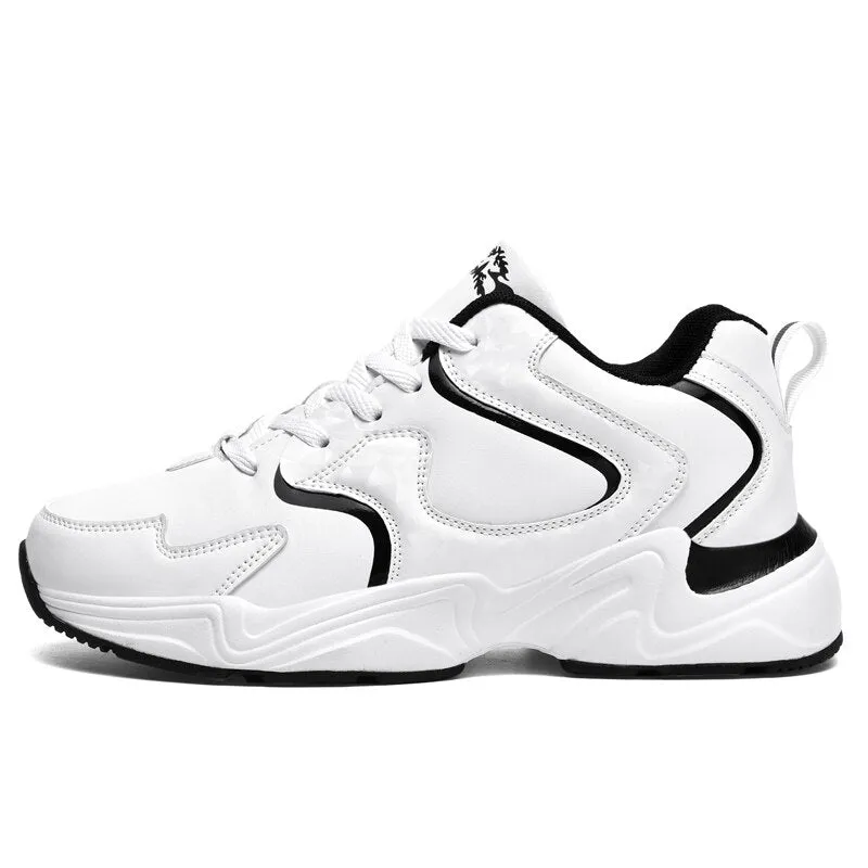 Autuspin Ladies Fashion Casual Shoes Fashion Men's Cross Tied Sports Sneakers Outdoor Unisex Couple Leisure Shoes Plus Size 44