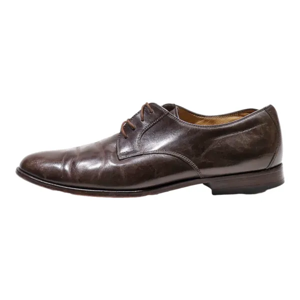 BALLY Oxford Shoes Brown Leather Mens UK 7.5