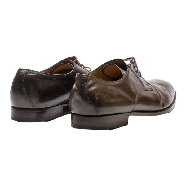 BALLY Oxford Shoes Brown Leather Mens UK 7.5