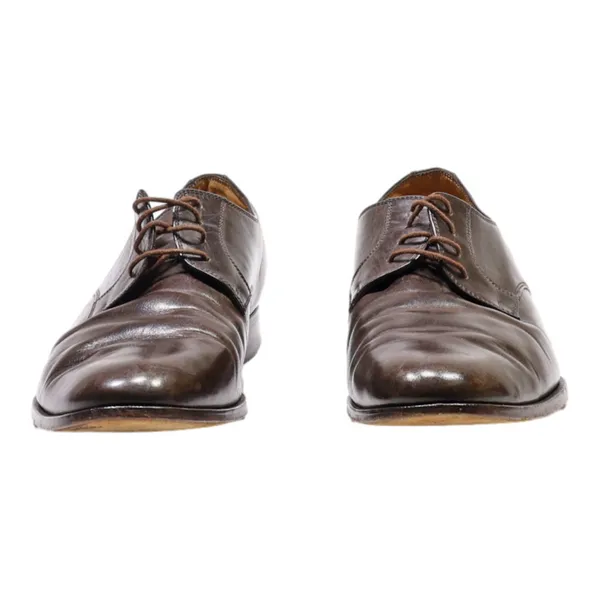 BALLY Oxford Shoes Brown Leather Mens UK 7.5
