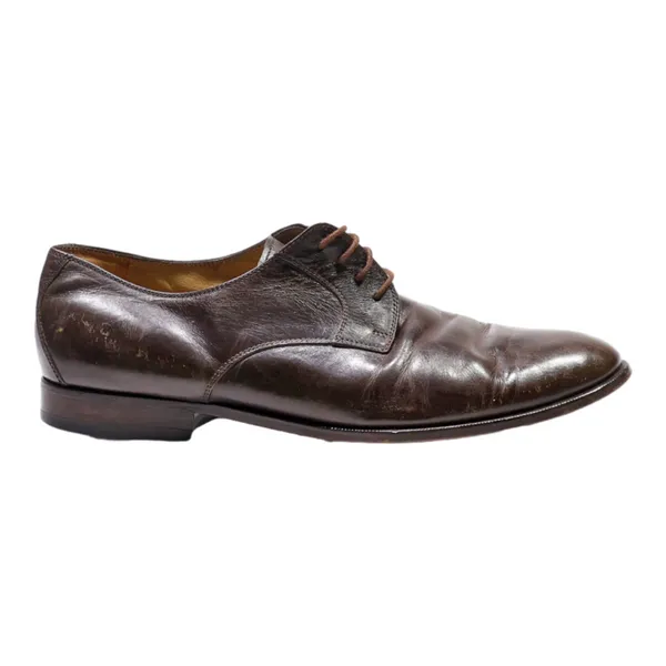 BALLY Oxford Shoes Brown Leather Mens UK 7.5