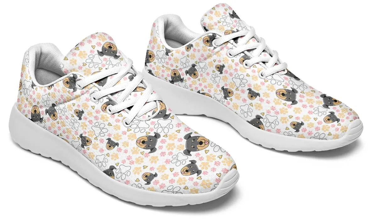 Beauceron Puppy Pattern Sneakers