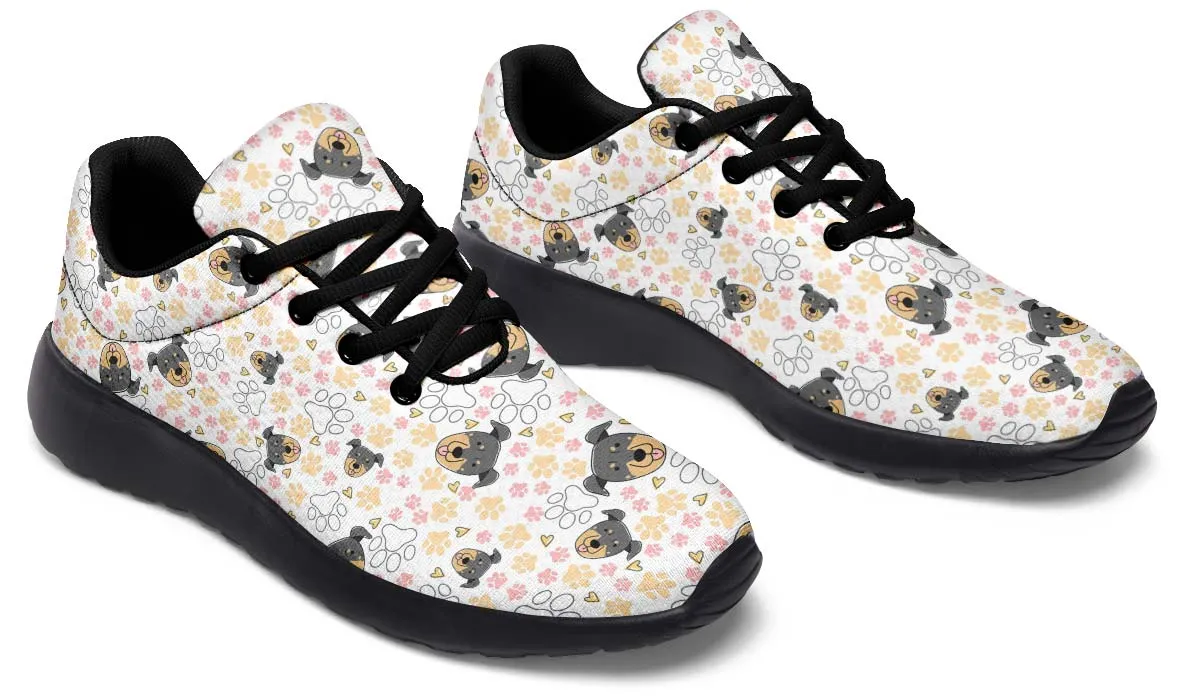 Beauceron Puppy Pattern Sneakers