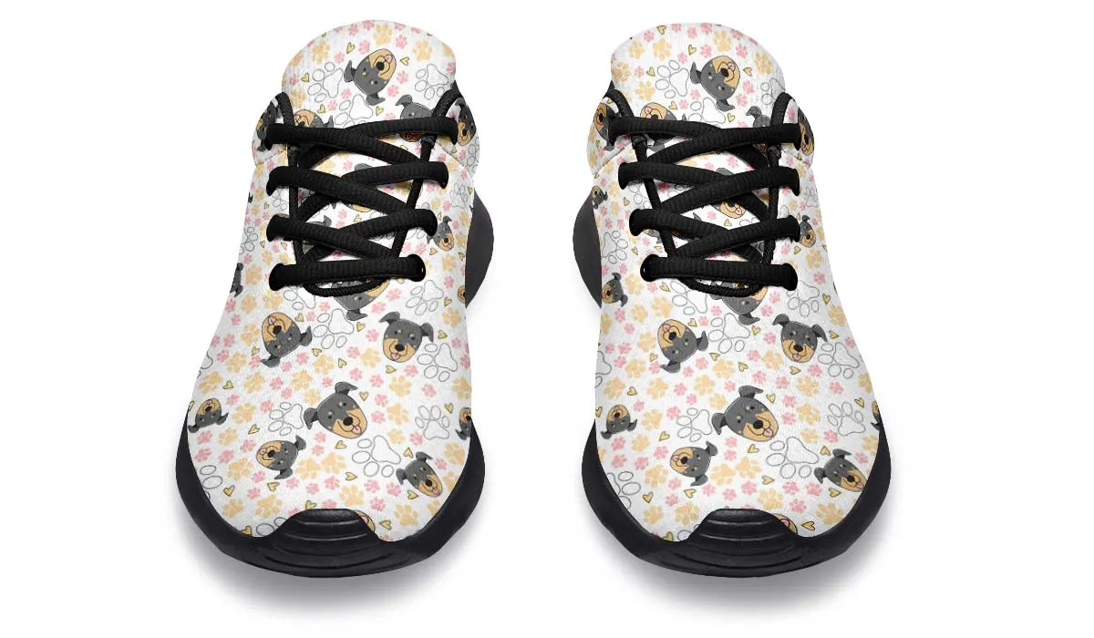 Beauceron Puppy Pattern Sneakers
