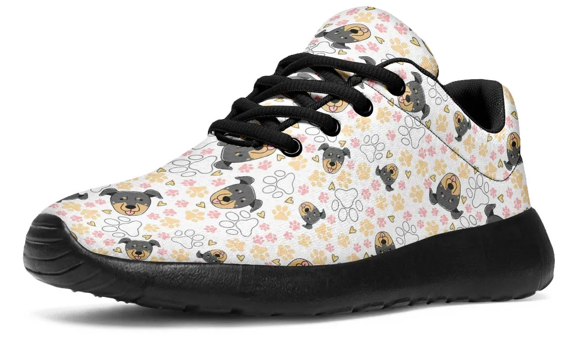 Beauceron Puppy Pattern Sneakers
