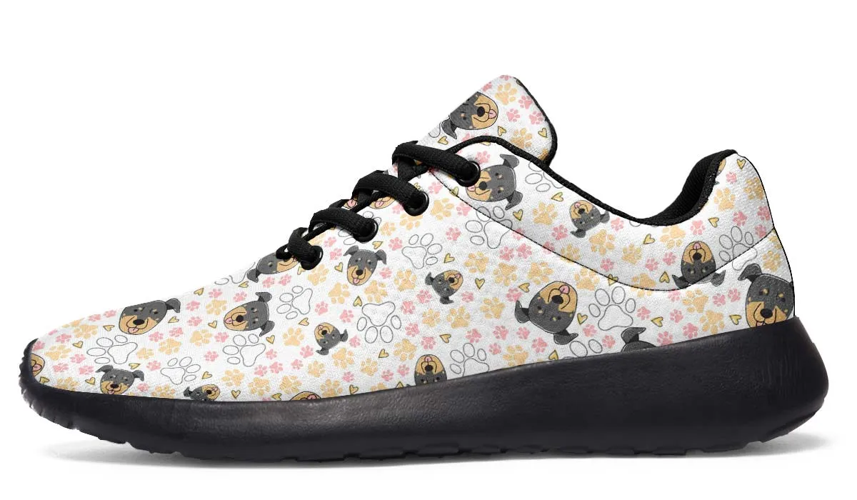 Beauceron Puppy Pattern Sneakers