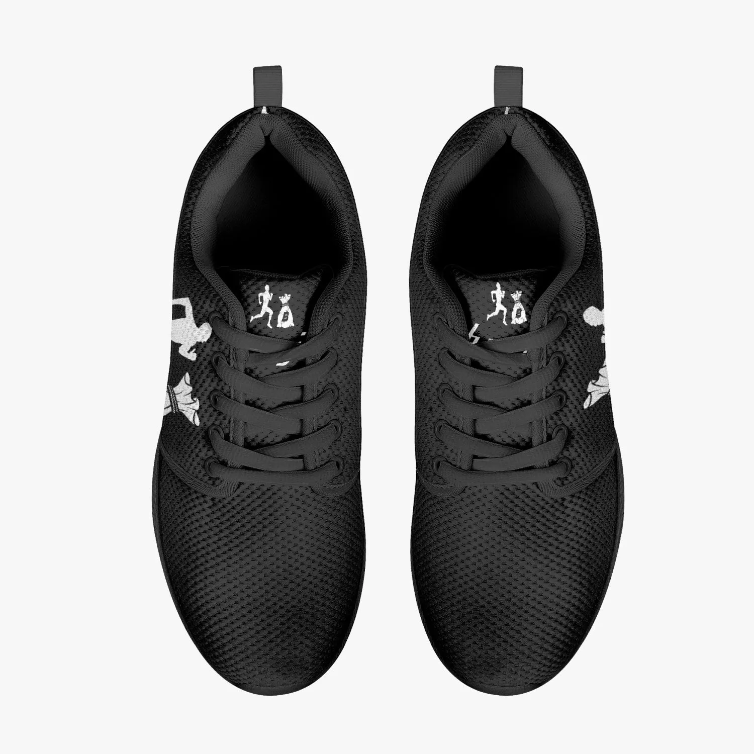 “Benji” White/Black (White logo) Running shoes