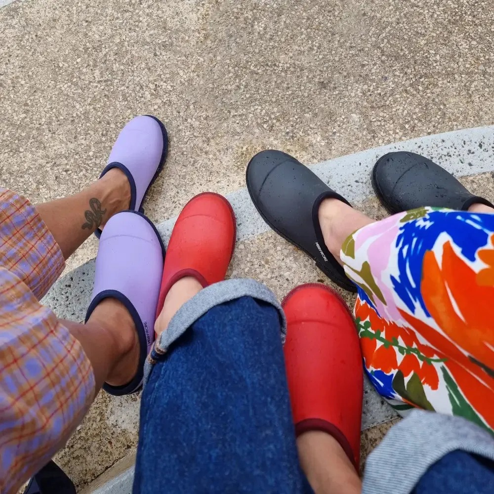 Billie Clog // Lavender & Navy