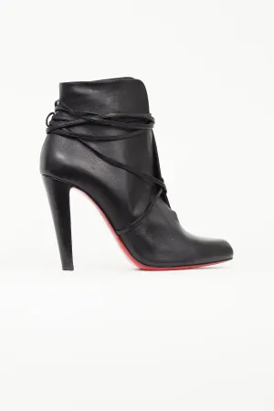 Black Leather S.I.T. Rain Ankle Boot