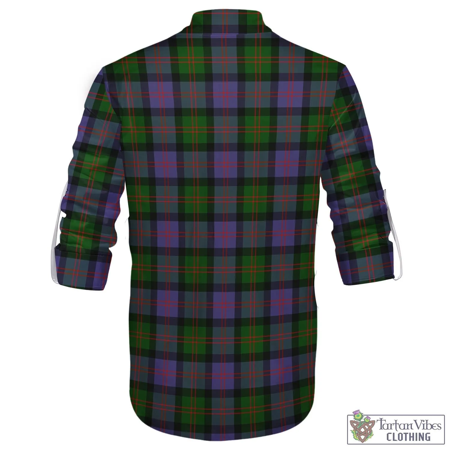 Blair Modern Tartan Men's Scottish Traditional Jacobite Ghillie Kilt Shirt