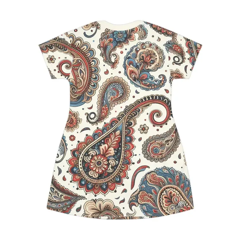 Bold Chic Paisley t Shirt Dress for Unique Vibes