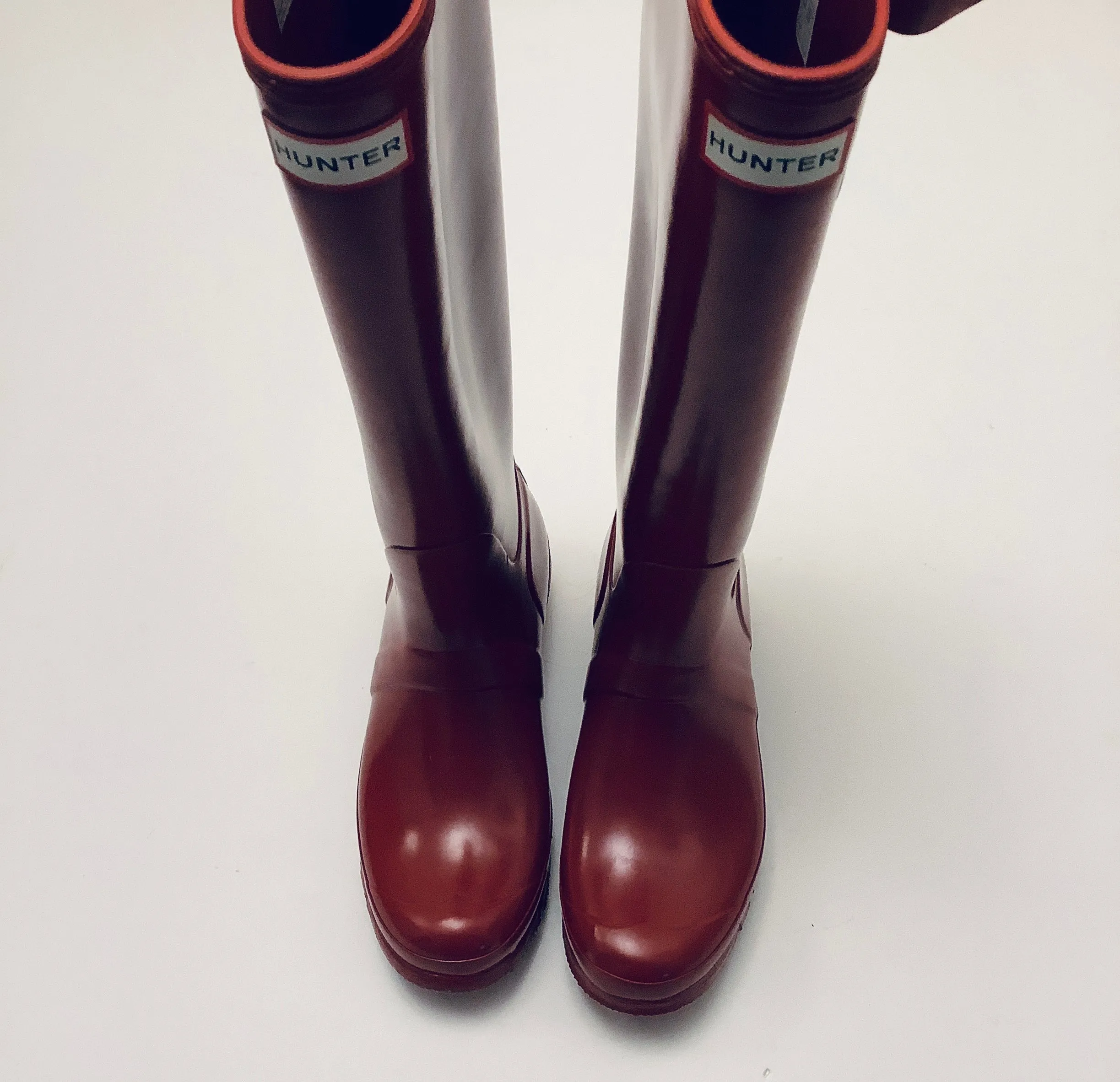 Boots Rain By Hunter In Red, Size: 10